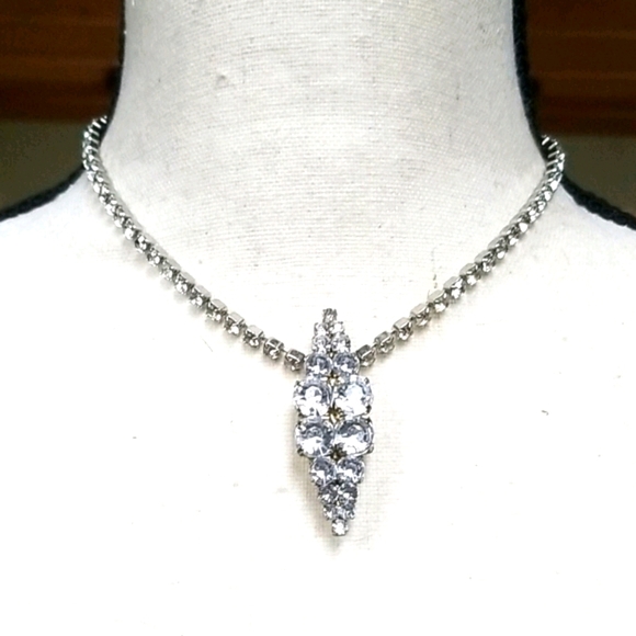 Vintage Rhinestone Brooch & Necklace Assemblage - Picture 11 of 13